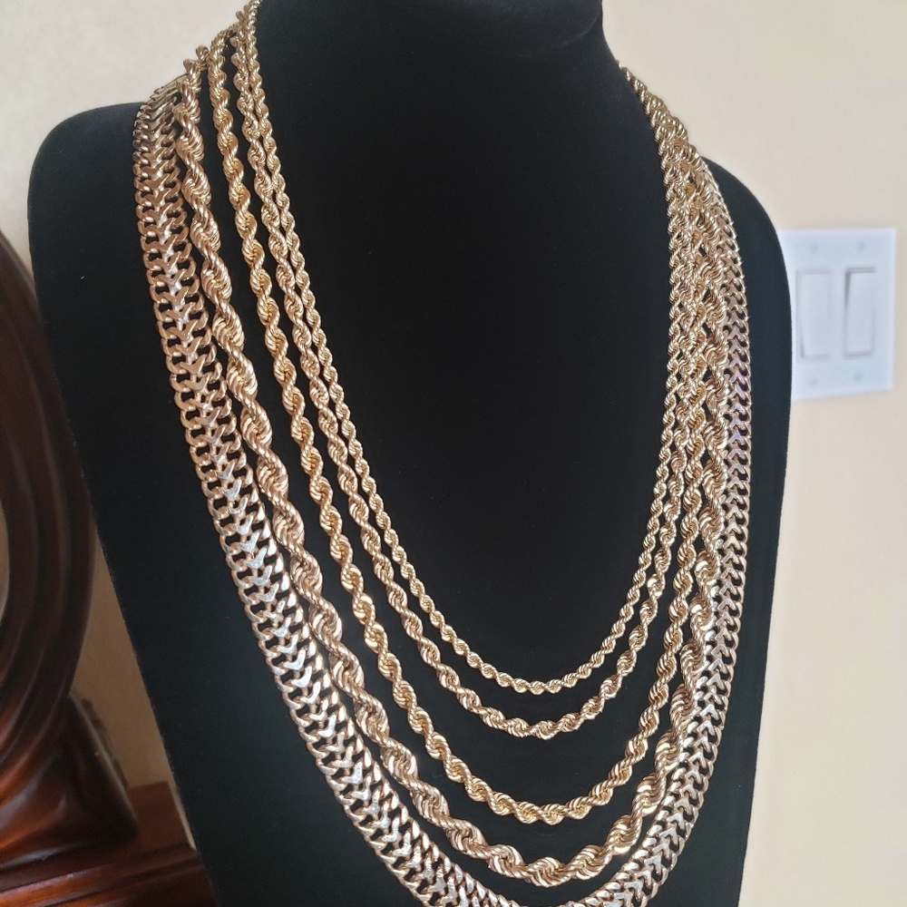Gold Rope Chain (10kt) - Picture 4 of 8